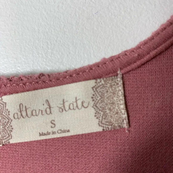 Altar’d State Mauve Lace Tank Swing Dress Small S - Picture 8 of 9